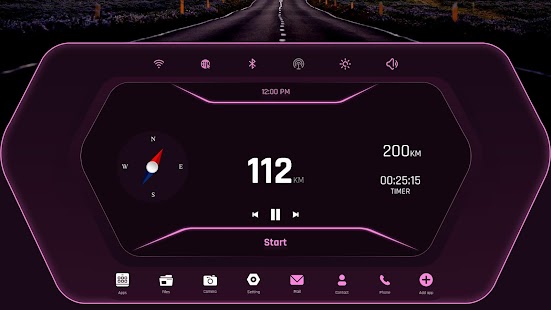 Drive Safe : Car Launcher Capture d'écran