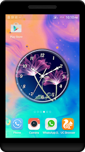 Neon Clock Live Wallpaper(圖4)-速報App