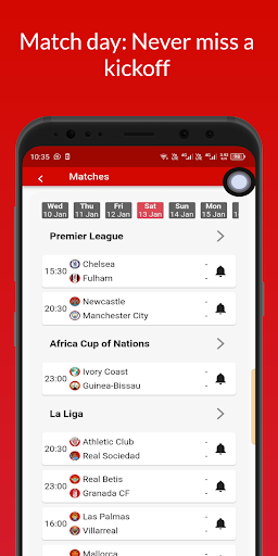 Kickoff : Live Football App Screen 3