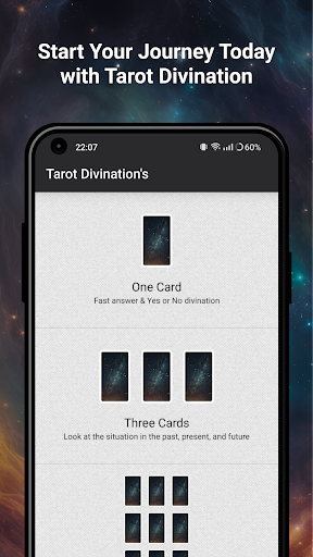Screenshot of Tarot Divination - Cards Deck