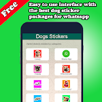 screenshot of Dogs Stickers memes WASticker