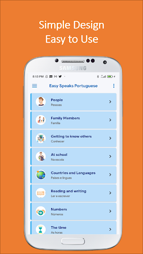 Easy Speak Portuguese - Learn Screen 2