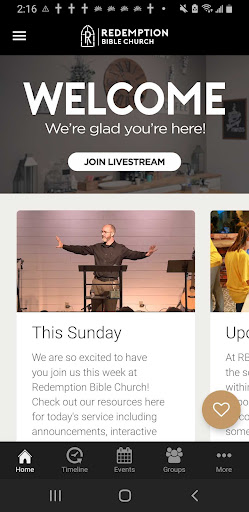 Redemption Bible Church [RBC] Screen 2