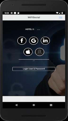 Android application WiFISocial screenshort