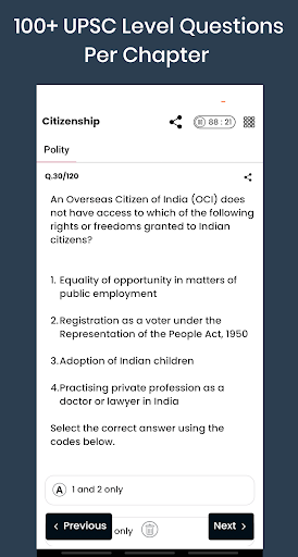 Nectar IAS : Topic Wise Qbank Screenshot 2 - AppWisp.com