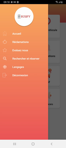 Android application Busify App screenshort