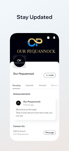 Android application Our Pequannock screenshort