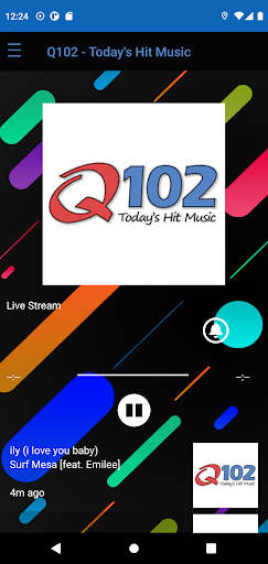 Android application Q102 screenshort