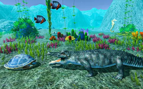 Underwater Turtle Sea Mermaid