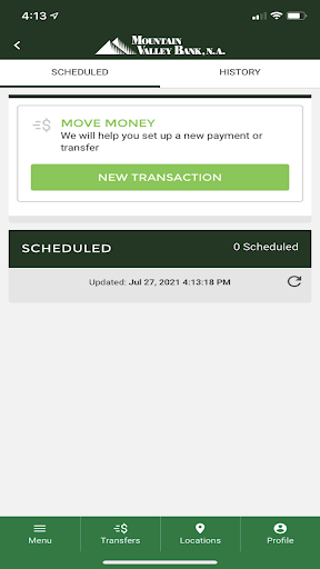 Mountain Valley Bank Screen 3