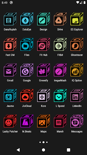 3D Colorful Flat Icon Pack Screenshot 3 - AppWisp.com