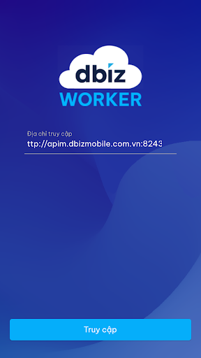 Android application DBIZ WORKER screenshort