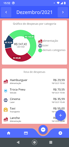 Meu Gerenciador Financeiro Screen 2