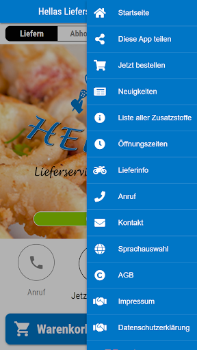 Hellas Lieferservice Screen 3