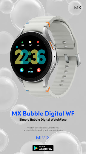 MIMIX Bubble Digital Watchface