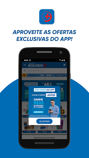 Android application Drogaria Rosário screenshort