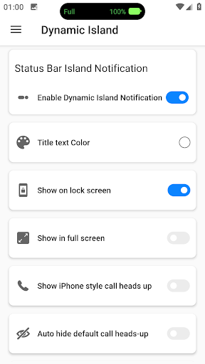 Dynamic Islands Screen 2