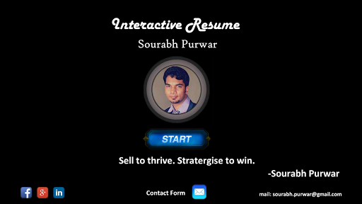 Interactive Resume Sourabh P
