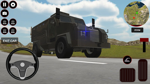 Police Special Operations Armored Car Simulation