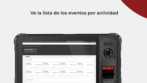 FICOSEC Asistencias Screen 3