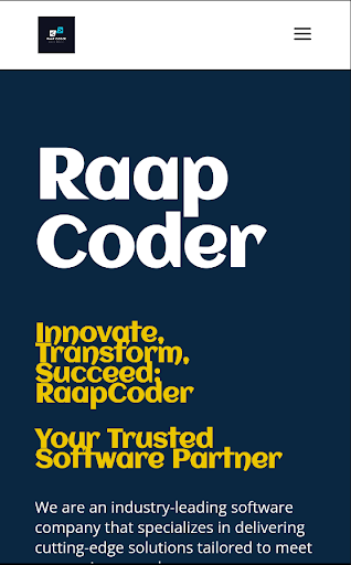 Android application Raap Coder screenshort
