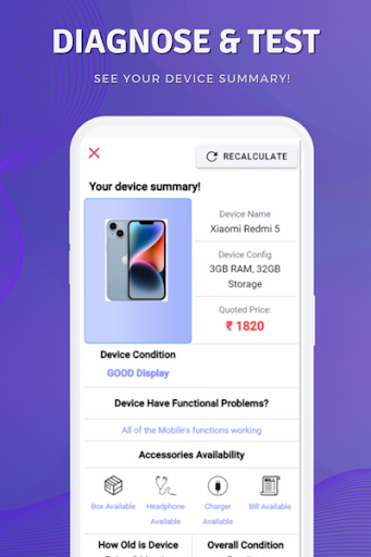 REVALUE MOBILE Screen 3
