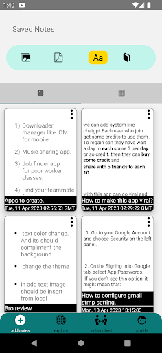 Notedlly Screen 3