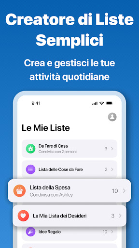 Anteprima dell'app