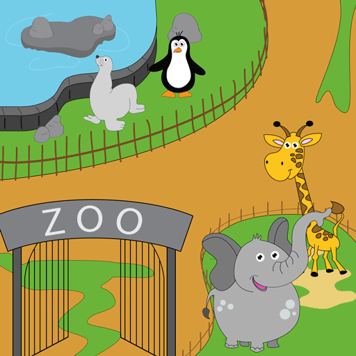 Passeio ao Zoo para crianças