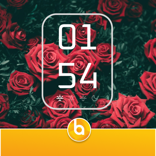 Rose Clock Live Wallpaper logo