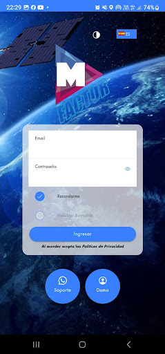 Android application MFactor Chile GPS screenshort