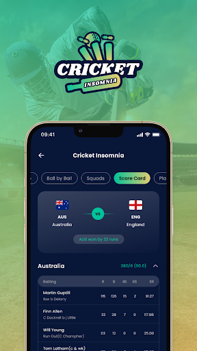 Android application Cricket Insomnia screenshort