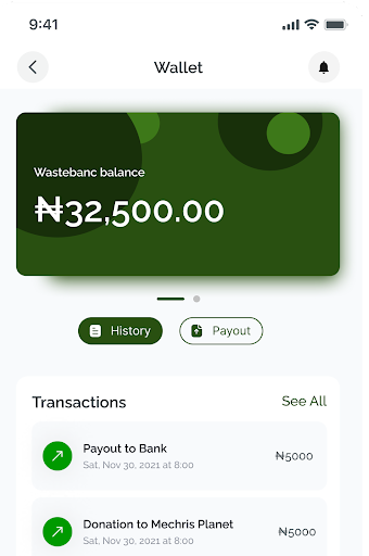 WasteBanc Agent Screen 3