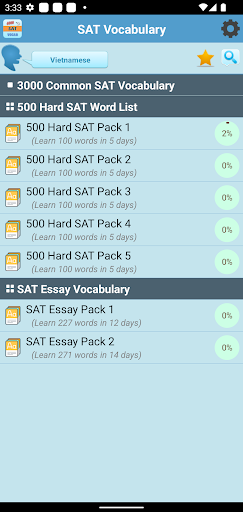 4000 SAT Vocabulary Screenshot 1 - AppWisp.com