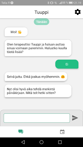 Android application Tuuppi screenshort