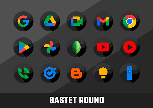 Bastet - Icon Pack (Round) Screen 3