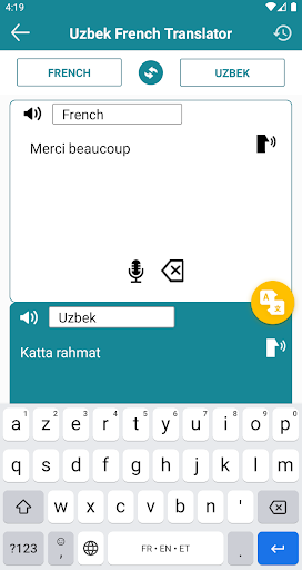 Uzbek to French Translation