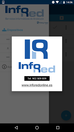 Android application InfoRed EasyView screenshort