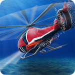 Cover Image of Download Floating Underwater Helicopter  APK