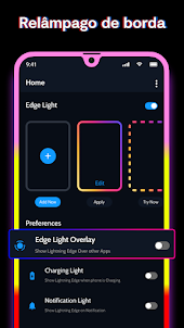 Edge Lighting-LED Notification