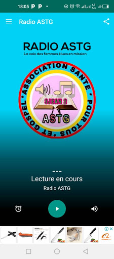 Android application Radio ASTG Togo screenshort