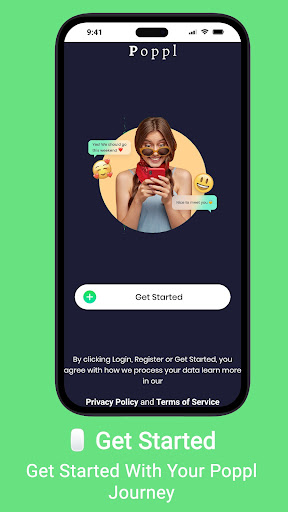 Android application POPPL- Live random video chat. screenshort