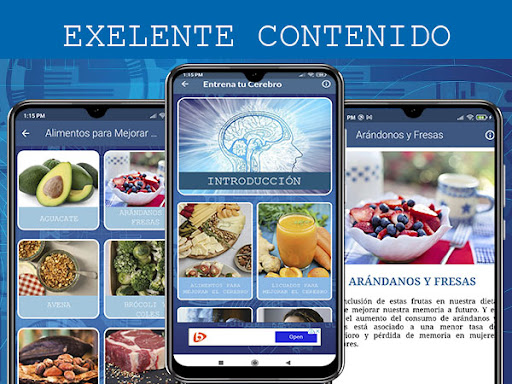 Android application Mejora tu Cerebro screenshort