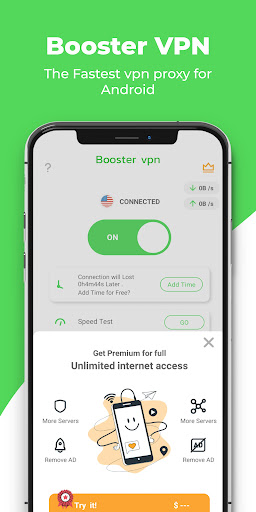 Booster VPN - Free vpn, Fast, Unlimited, Secure