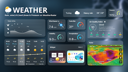 Screenshot of Weather Live