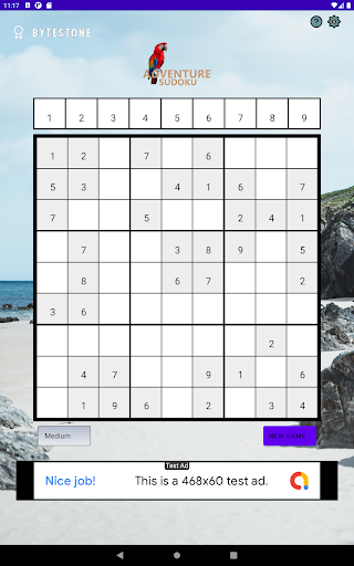 Sudoku Adventure Screenshot