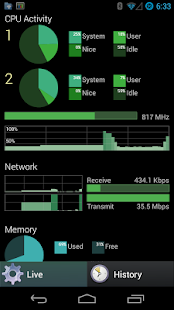 SystemPanel App / Task Manager Captura de pantalla