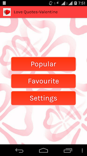 Love Quotes-Valentine Screen 2