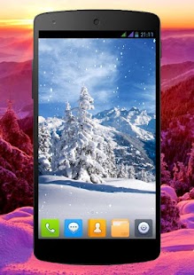 Winter Pro Live Wallpaper Captura de tela