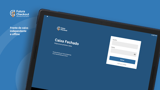 Android application Futura Checkout screenshort